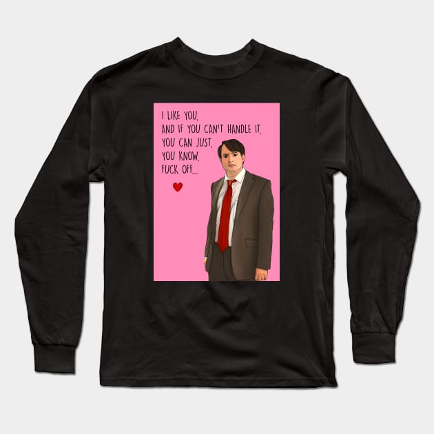 I LIKE YOU MARK Long Sleeve T-Shirt by Poppy and Mabel